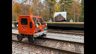 Rail Speeder Ride on the South Coast Rail Project [upl. by Melone]