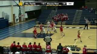 Girls Basketball Wausau West vs Wisconsin Rapids [upl. by Sandye]