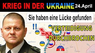 24APRIL DURCHBRUCH Russen NUTZEN ukrainischen Fehler amp STOßEN DURCH DIE LINIE  UkraineKrieg [upl. by Nede]