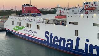 MV Stena Horizon Alongside at Rosslare Europort 17924 [upl. by Nairret944]