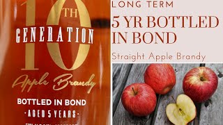 BNDY14  Long Term Review of Lairds 5 Year Bottled In Bond Apple Brandy [upl. by Dara17]