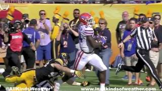 2017 Outback Bowl 17 Florida Gators vs Iowa Hawkeyes [upl. by Anairol]