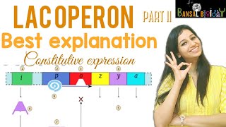 Lac Operon Part II  Constitutive expression of Lac Operon Easiest explanationCSIRNETGATEIITJAM [upl. by Haneehs]