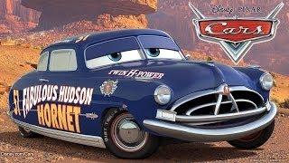 CARS movie character  Doc Hudson Hornet  1 friend from McQueen amp Mater cut from full gameplay [upl. by Ahsenroc348]