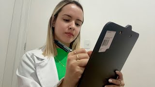 ASMR Roleplay Exame dos Nervos Cranianos [upl. by Thurmann875]