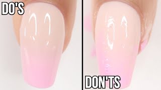 HOW TO EASY PERFECT OMBRE NAILS FOR BEGINNERS  GELX METHOD  QUICK amp STEPBYSTEP [upl. by Lama]