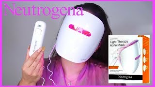 NEUTROGENA Light Therapy Mask HONEST FIRST IMPRESSION [upl. by Eadahs]