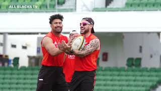 All Blacks first training run in Perth [upl. by Riobard]