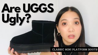 RUTHLESS Ugg Boots Review  Classic Platform Mini [upl. by Nivak]