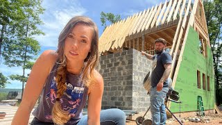 Steel Wood amp Concrete  Remote Off Grid Cabin Building Project [upl. by Aiki56]