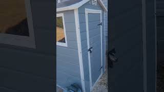 Keter Manor Shed Chicken Coop Easy Secure DYI [upl. by Cadmann]