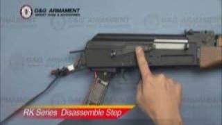 Airsoft AEG GampG AK47 AK7 Disassemble Take Down by AirSplat [upl. by Alister]