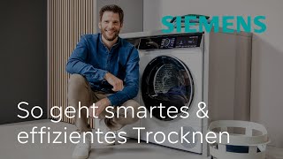 Trockner kaufen effizient schonend amp smart  Siemens Wäschetrockner [upl. by Daggna]