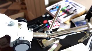 Unboxing of AmScope SE400 10X Binocular Stereo Microscope on Boom Arm Stand  LED GooseNeck Light [upl. by Vil]