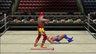 WWE SmackDown Vs RAW 2011  Hogans Leg Drop well sort of [upl. by Ynaffad456]