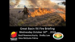 Great Basin Smoke Dispersion Briefing October 30 2024 [upl. by Herrera559]