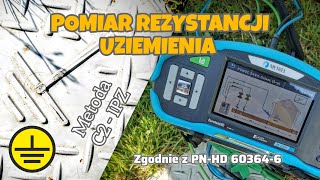 Pomiar rezystancji uziemienia metodą impedancji pętli zwarcia  zgodnie z PNHD 603646201607 [upl. by Aicekat390]