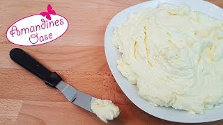 Deutsche Buttercreme  Grundrezept  PuddingButtercreme  Vanille [upl. by Nalad]