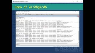 PowerShell in WinDbg Staffan Gustafsson [upl. by Lloyd]