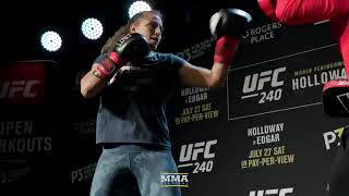 UFC 240 Felicia Spencer Open Workout [upl. by Samled763]