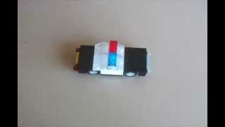 Miniature Lego Police Car Stop Motion [upl. by Nnoj]