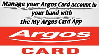 My review of the application My Argos Card [upl. by Magdaia]