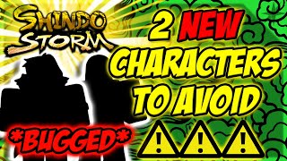 2 NEW GLITCHED CHARACTERS  SHINDO LIFE  RELLGAMES  SHINDO STORM GLITCH [upl. by Sipple968]