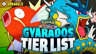 NEW Gyarados Pokemon Unite Tier List [upl. by Adnav748]