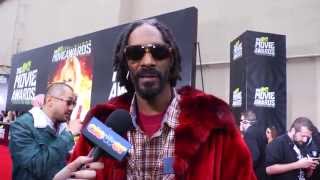 Snoop Lion Talks Miley Cyrus at 2013 MTV Movie Awards [upl. by Mclyman603]