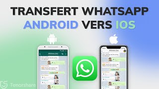 Transfert WhatsApp Android vers iOS [upl. by Anivel]