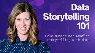 Data Storytelling 101 with storytellingwithdata founder Cole Nussbaumer Knaflic [upl. by Barton]