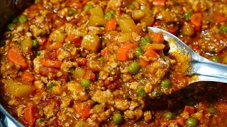 MINCED CHICKEN STEW CURRY RECIPE EASY amp DELICIOUS [upl. by Tlevesor]