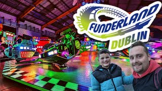 We went to IRELAND for FUNDERLAND DUBLIN  Full Tour AND On Ride POVS [upl. by Aihsoj519]