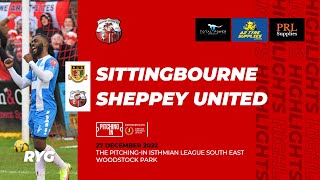 HIGHLIGHTS Sittingbourne v Sheppey United [upl. by Ahel]