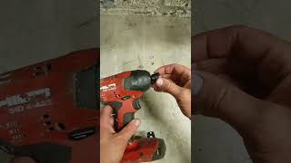 How to repair a Hilti SID 4A22 impact driver with a bad Chuck [upl. by Ahsinra]