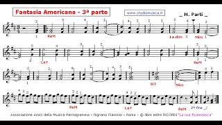 FANTASIA AMERICANA  M Parti  Valzer Facilitato  parte Trio  ascolto a136 [upl. by Tena]