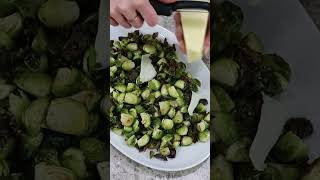 Brussel Sprouts With Balsamic Glaze 4 Ingredients  Homebody Eats [upl. by Auhel]