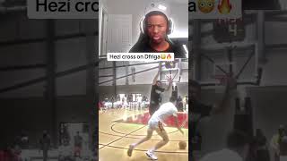 He ain’t call bank tho😂🔥 basketball reaction dfriga anklebreakers [upl. by Zetes]