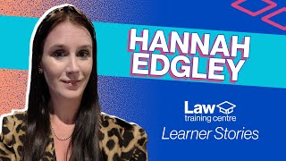 Learner Stories Hannah Edgley – embracing change with CLC Levels 4 and 6 [upl. by Ennairb]