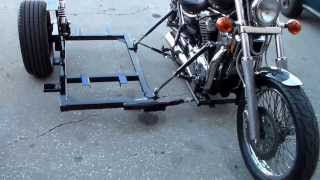 Suzuki Intruder 1400 with sidecar frame Part 2 [upl. by Malynda]