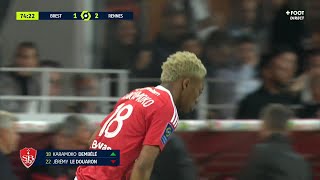 Karamoko Dembélé vs Rennes Ligue 1 03062023 [upl. by Myrtie246]