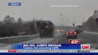 Canada Truck accident live Shocking video  livetvstreamonlinecom [upl. by Danie423]