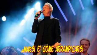 Amedeo Minghi  Cantare è damore karaokefair use [upl. by Shoifet803]