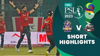 Short Highlights  Quetta Gladiators vs Lahore Qalandars  Match 10  HBL PSL 8  MI2T [upl. by Nosredneh]