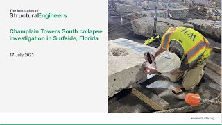 Champlain Towers South collapse investigation in Surfside Florida [upl. by Bette]