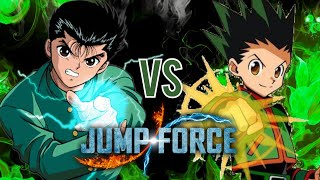 Yusuke vs Gon  JUMP FORCE [upl. by Ailongam]