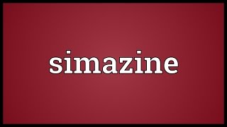 Simazine Meaning [upl. by Tham220]