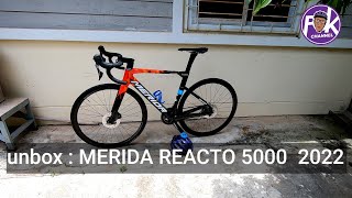 MERIDA reacto 5000 model 2022 แกะกล่อง เมอรี่ด้า รีเอคโต 5000 ปี 2022 [upl. by Ailaht]