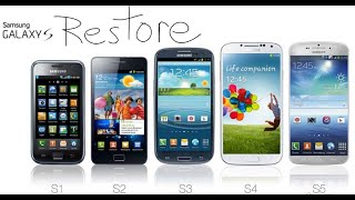 How to factory reset Samsung S2 S3 S4 S5 S6 phones review [upl. by Remus]