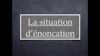 La situation dénonciation [upl. by Idnir]